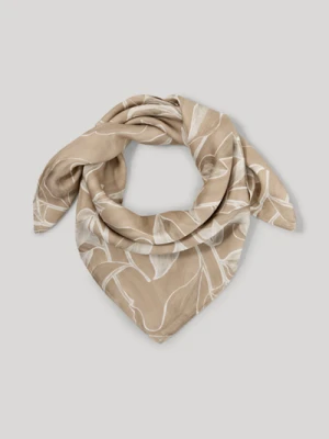 Chustka bandana w beżowe wzory JOOP!