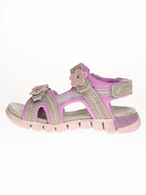 Ciao Skórzane sandały w kolorze szarym rozmiar: 29