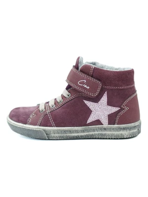 Ciao Skórzane sneakersy w kolorze czerwonym rozmiar: 32