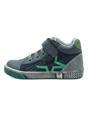 Ciao Skórzane sneakersy w kolorze szaro-zielonym rozmiar: 32