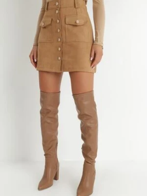 Ciemnobeżowa Spódnica Pyrhina bisou's project