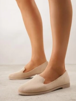 Ciemnobeżowe Balerinki w Stylu Mokasynów Semirae ballada