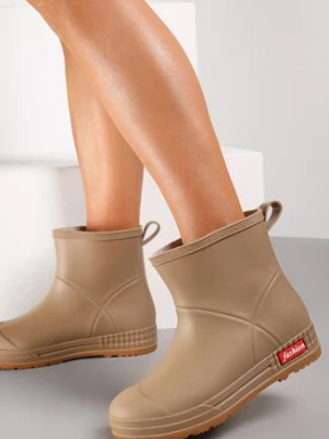 Ciemnobeżowe Kalosze Melenope