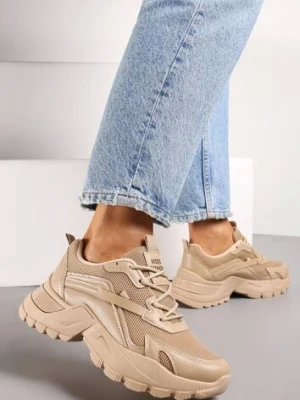 Ciemnobeżowe Sneakersy Dorameia vices