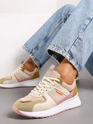Ciemnobeżowe Sneakersy Phinala