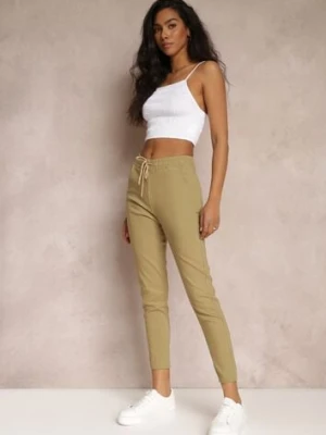 Ciemnobeżowe Spodnie Actessa j&x