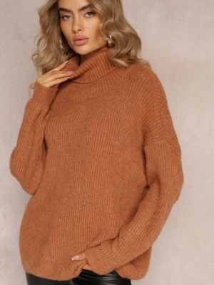 Ciemnobeżowy Golf Oversize Malia by swan