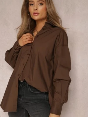 Ciemnobrązowa Koszula Bawełniana Aquida bibous project