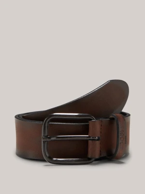 Ciemnobrązowy pasek skórzany Joop