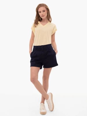 Ciemnogranatowe szorty jeansowe E-CANDY Volcano