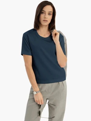 Ciemnoniebieska bluzka z modalu TM-ELI Volcano