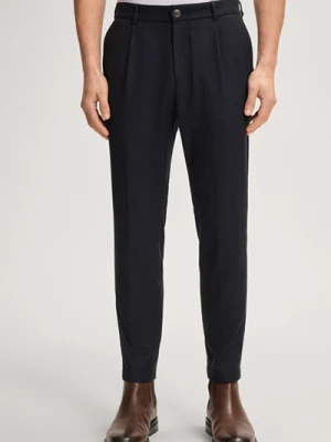 Ciemnoniebieskie spodnie Lester z zakładkami Joop