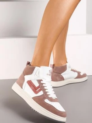 Ciemnoróżowe Sneakersy Alcothee