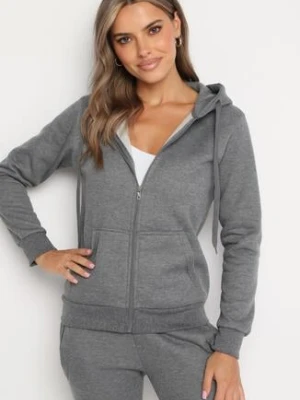 Ciemnoszara Bluza z Kapturem Sithi jstyle