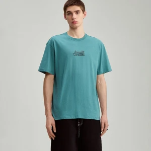 Ciemnoturkusowa koszulka z napisem Amalfi Campania House