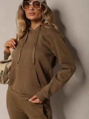 Ciemnozielona Bluza z Kapturem Corbetes jstyle