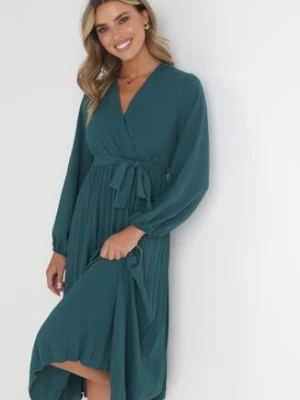 Ciemnozielona Sukienka Mesyre j studio