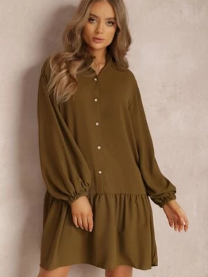 Ciemnozielona Sukienka Oromeda