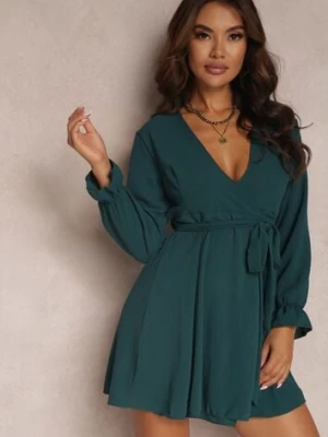 Ciemnozielona Sukienka Parthameia j studio