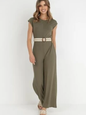 Ciemnozielony Kombinezon z Paskiem Thalaera rosa