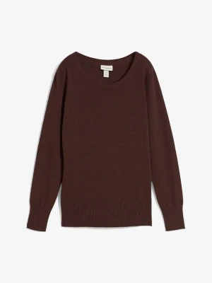 Cienki sweter BonPrix brązowy