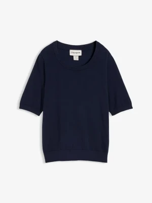 Cienki sweter BonPrix niebieski