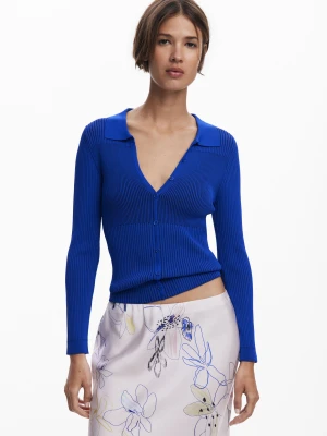Cienki sweter z guzikami Desigual
