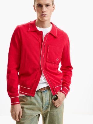 Cienki sweter z guzikami Desigual