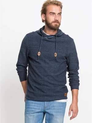 Cienki sweter z kapturem bonprix