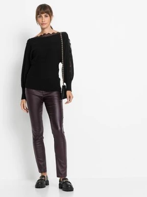 Cienki sweter z lejącej wiskozy bonprix