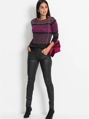 Cienki sweter z mieszanki wiskozy bonprix