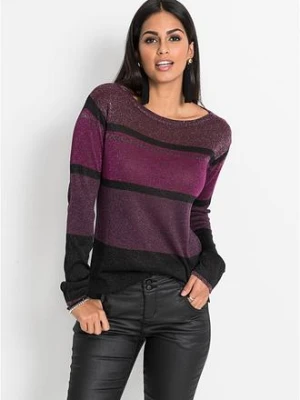 Cienki sweter z mieszanki wiskozy bonprix