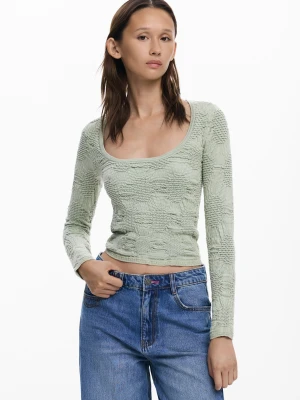 Cienki sweter z teksturami Desigual