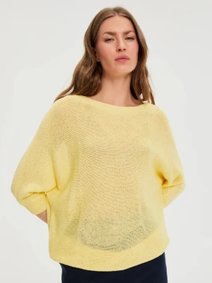 Cienki sweter żółty Moodo
