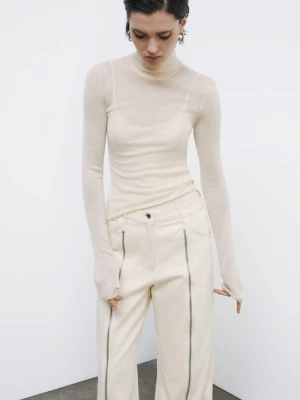 Cienki wełniany golf PATRIZIA PEPE