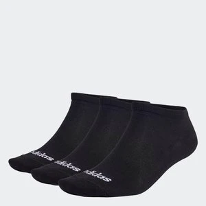 Cienkie skarpetki przed kostkę Linear – 3 pary Adidas