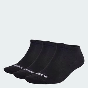 Cienkie skarpetki przed kostkę Linear – 3 pary Adidas