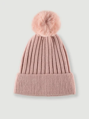 Ciepła czapka w gruby prążek Top Secret