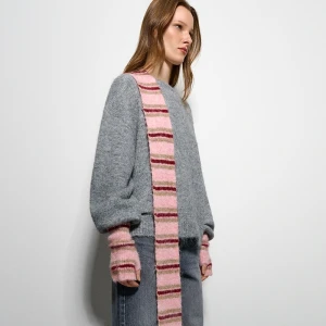 Ciepłe rękawiczki bez palców z domieszką wełny różowe House