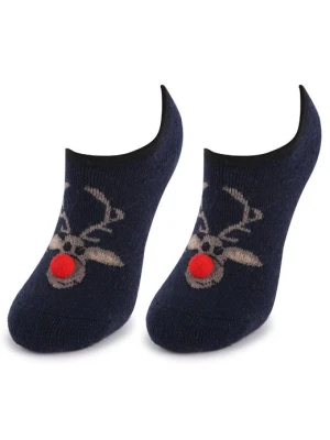 Ciepłe Skarpetki Baletki z Reniferem Abs R41 Marilyn