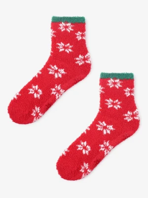 Ciepłe skarpetki damskie w płatki śniegu Coozy W59 ABS Marilyn