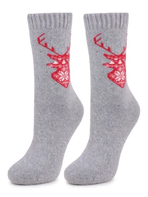 Ciepłe Skarpetki Damskie z Jeleniem Terry N46 Marilyn