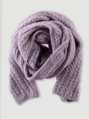 Ciepły ażurowy szalik z wełną Top Secret