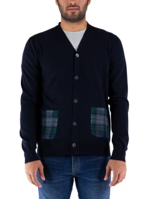Ciepły i stylowy sweter z wełny dla mężczyzn Comme des Garçons