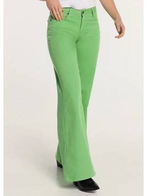 CIMARRON Dżinsy - Flared fit - w kolorze zielonym rozmiar: W25