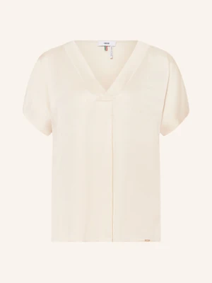 Cinque Bluzka Bez Rękawów Civane Z Mieszanki Materiałów beige
