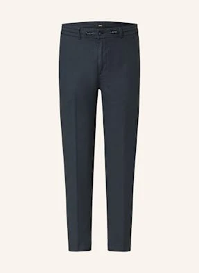Cinque Chinosy Cijuli-O Modern Fit Z Lnem blau