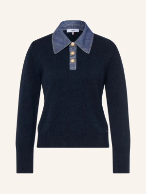 Cinque Dzianinowa Koszulka Polo Cidemo blau GRANATOWY
