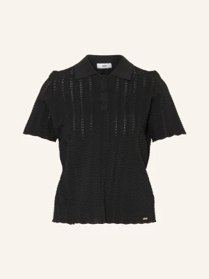 Cinque Dzianinowa Koszulka Polo Cifluto schwarz CZARNY