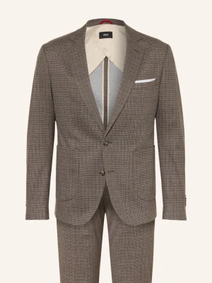 Cinque Garnitur Z Dżerseju Cidatius O Kroju Extra Slim Fit braun brązowy